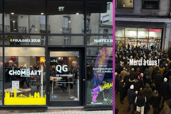 Foulques Chombart inauguration QG