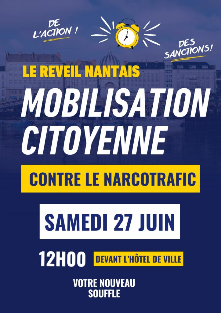Mobilisation citoyenne contre le narcotrafic nantes