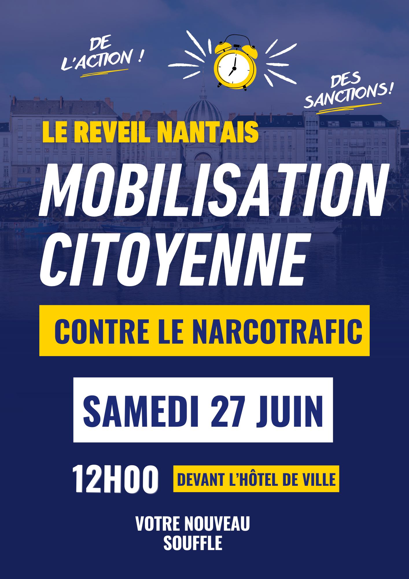 Mobilisation citoyenne contre le narcotrafic nantes